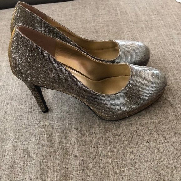 Fioni Night Shoes - Fiona Women’s Gold/Silver Heels